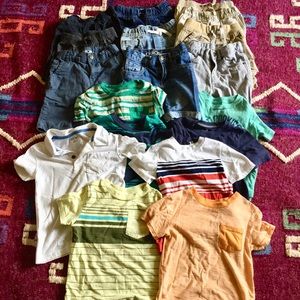 Boys 4T Summer Shorts T Shirt Bundle Lot Gap